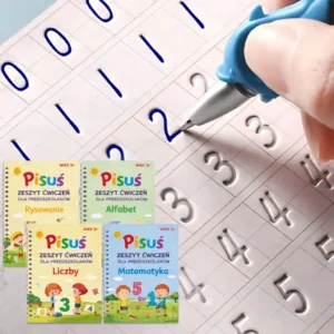 Pisuś - Zestaw 4 książeczek do nauki pisania